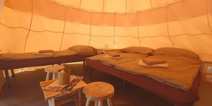 Pobyt v indiánskej dedinke pre 2–4 osoby: nocľah v teepee, raňajky a Offroad Safari jazda