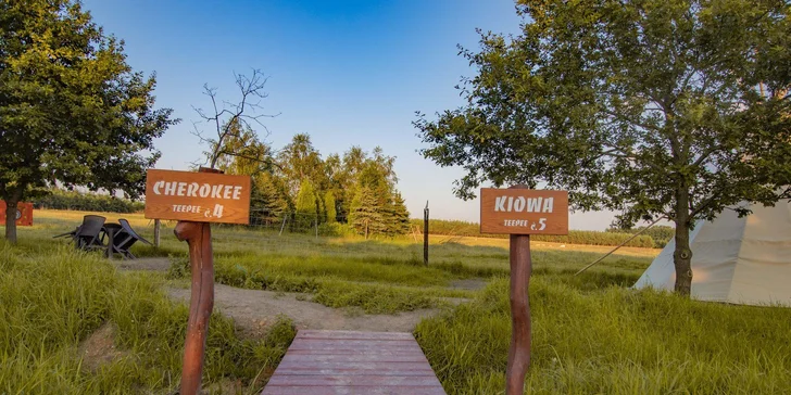 Pobyt v indiánskej dedinke pre 2–4 osoby: nocľah v teepee, raňajky a Offroad Safari jazda
