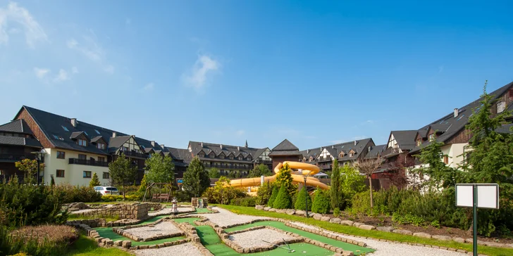 Dovolenka v poľských Krkonošiach: raňajky, polpenzia alebo plná penzia, neobmedzený vstup do aquaparku