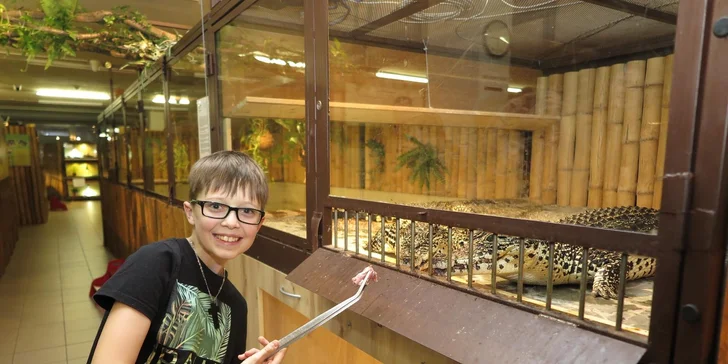 Nakŕmte krokodíly: VIP vstupenka do KROKODÝLÍ ZOO v Prahe pre 1 či 2 osoby