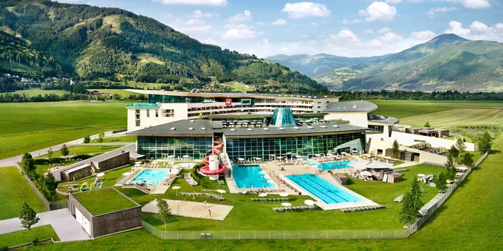 Dovolenka v Kaprune: moderný 4* hotel s polpenziou a bohatým saunovým a vodným svetom