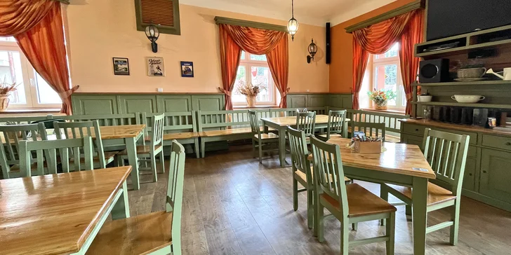 Pobyt v Posázaví: raňajky alebo polpenzia, tradičná česká kuchyňa aj športové vyžitie