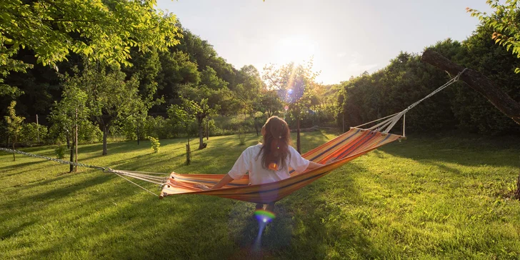 Prenájom krásneho domu v Němčičkách až pre 6 osôb, záhrada s jazierkom a božský pokoj