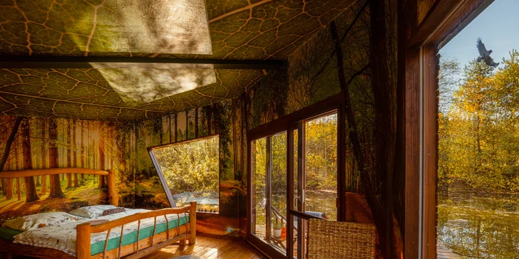 Netradičné ubytovanie v južných Čechách: domčeky na vodnej hladine, oddych aj rybolov