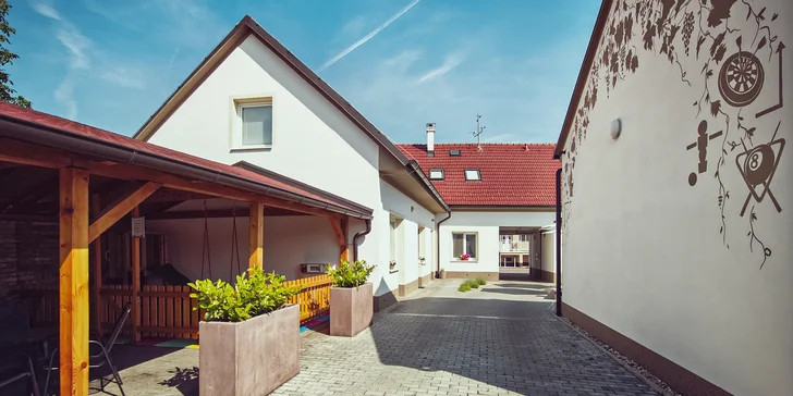 Penzión neďaleko Mikulova a Pálavy: bez stravy, s raňajkami alebo s polpenziou