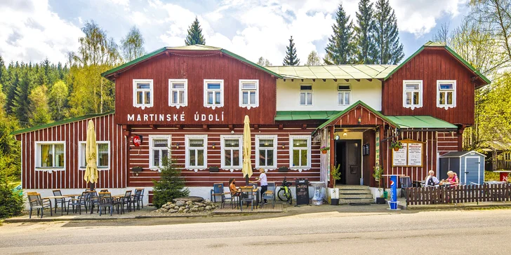 Pobyt na pomedzí Jizerských hôr a Krkonôš: raňajky alebo polpenzia, sauna aj požičanie elektrobicyklov