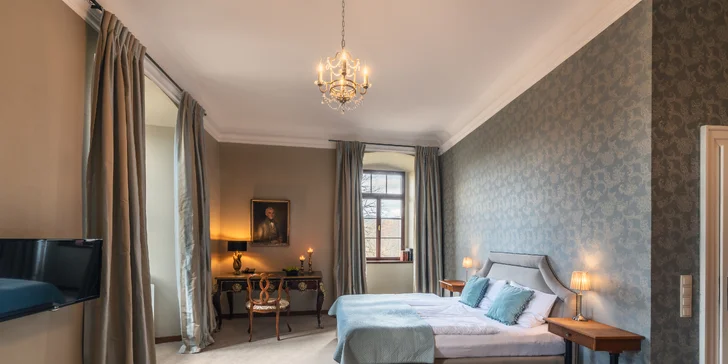 Zámocký pobyt v poľských Krkonošiach: raňajky, sauny aj vonkajšia vírivka