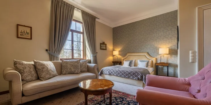 Zámocký pobyt v poľských Krkonošiach: raňajky, sauny aj vonkajšia vírivka