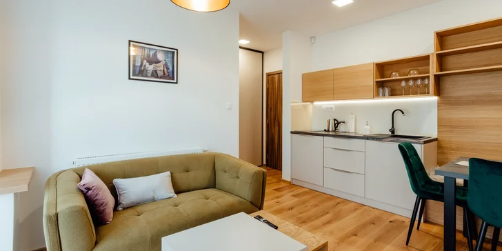 Pobyt v moderných apartmánoch v Nízkych Tatrách so vstupom do wellness