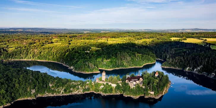 Príjemný penzión pri Orlíku: bez stravy alebo so stravou, vonkajší bazén, záhrada aj športové vyžitie