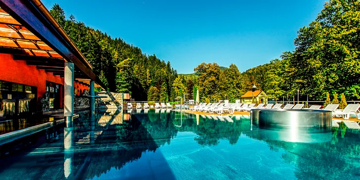 Relaxačný pobyt v Kúpeľoch Lúčky s procedúrami a vstupom do vonkajších bazénov