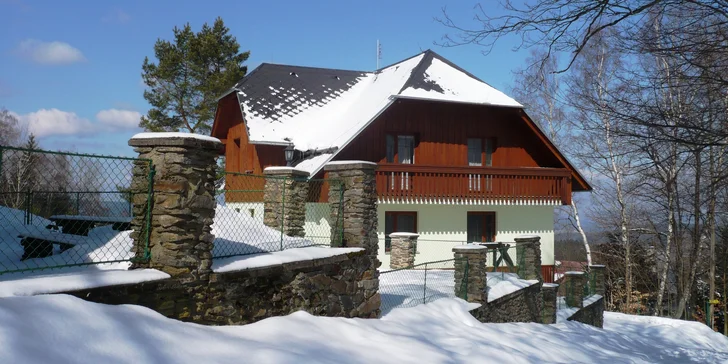 Pobyt na Šumave: vybavené apartmány, až 3 deti do 14,9 rokov zdarma