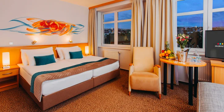4* pobyt v modernej pražskej štvrti: hotel s raňajkami, wellness aj fitness, karta výhod