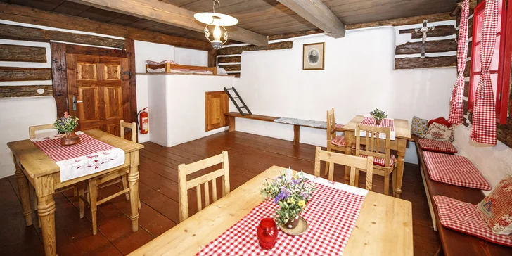 Rozprávková Vysočina: prenájom štýlovej drevenice v Hlinsku až pre 8 výletníkov