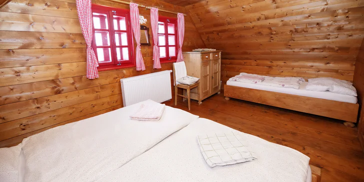 Rozprávková Vysočina: prenájom štýlovej drevenice v Hlinsku až pre 8 výletníkov