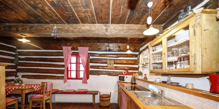 Rozprávková Vysočina: prenájom štýlovej drevenice v Hlinsku až pre 8 výletníkov