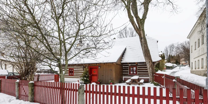 Rozprávková Vysočina: prenájom štýlovej drevenice v Hlinsku až pre 8 výletníkov