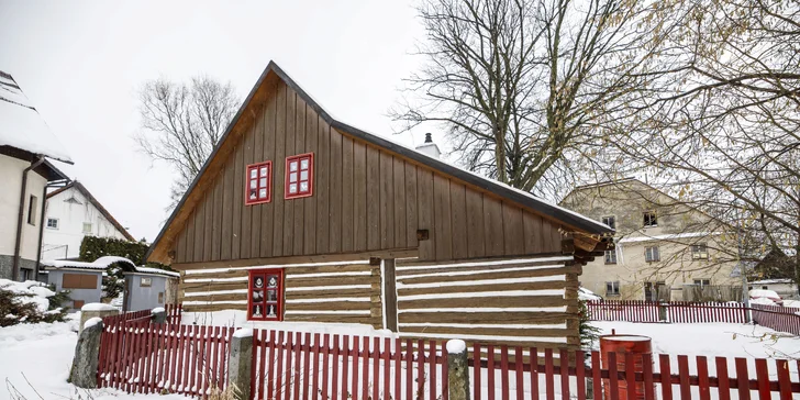 Rozprávková Vysočina: prenájom štýlovej drevenice v Hlinsku až pre 8 výletníkov