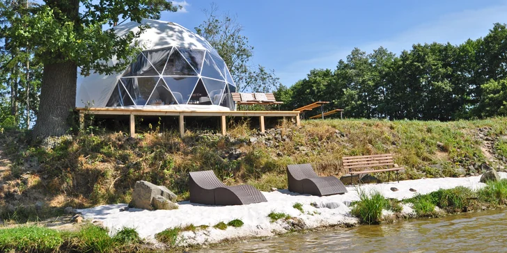 Glamping: vymakané iglu pri Prachovských skalách, relax vo wellness s možnosťou raňajkového koša