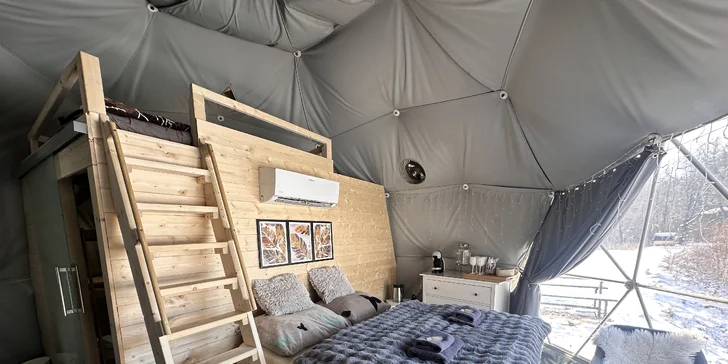 Glamping: vymakané iglu pri Prachovských skalách, relax vo wellness s možnosťou raňajkového koša