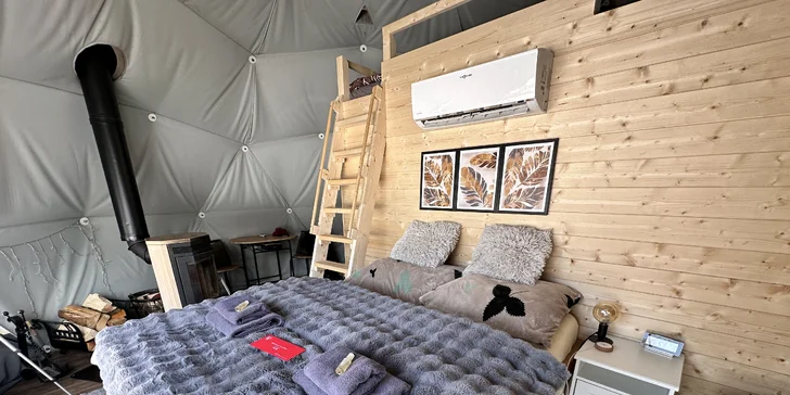 Glamping: vymakané iglu pri Prachovských skalách, relax vo wellness s možnosťou raňajkového koša