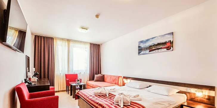 Pobyt v apartmánovom štúdiu v areáli Vodného parku Bešeňová so zľavou na vstupy