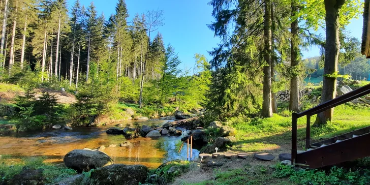 Pobyt v penzióne uprostred Jizeriek: raňajky alebo polpenzia a wellness