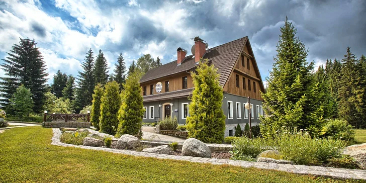 Pobyt v penzióne uprostred Jizeriek: raňajky alebo polpenzia a wellness
