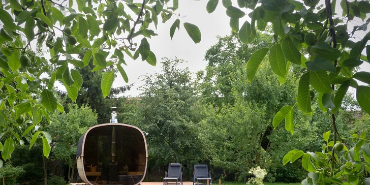 Relax na Vysočine: maringotka s raňajkami a neobmedzeným privátnym wellness
