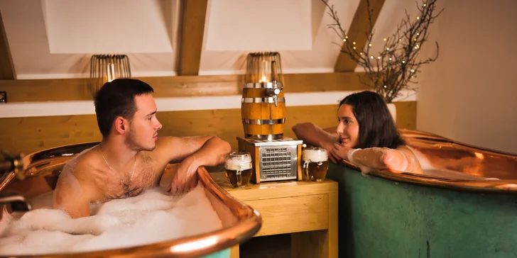 Luxusný rezort s pivovarom v centre Lednice: raňajky, na výber aj vírivka či pivný kúpeľ