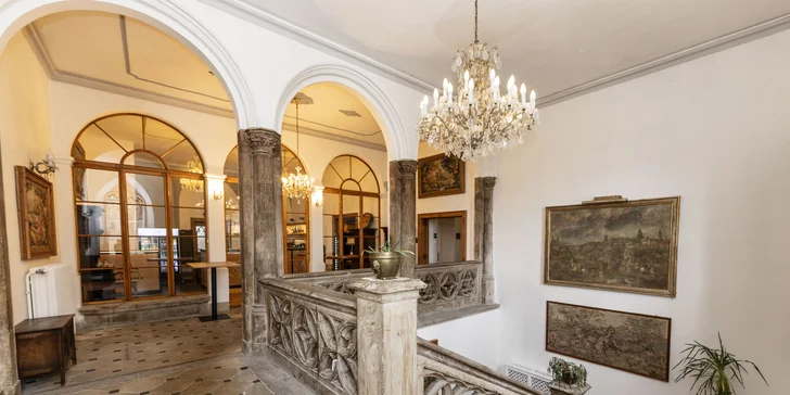 Zámok Hrubá Skála: polpenzia, vstup do wellness aj na vyhliadku, v cene aj procedúry