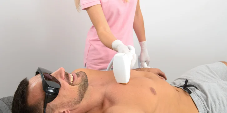 Laserová epilácia diódovým laserom pre ženy i mužov: horná pera, intímna zóna, predkolenie, podpazušie, ramená či hrudník