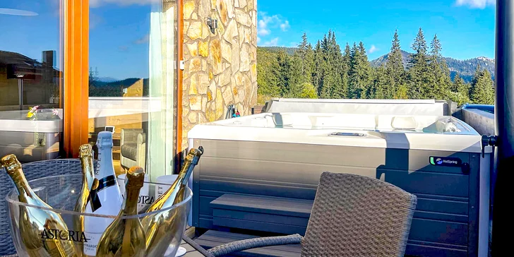 Zážitky na každom kroku v Jasnej: Chalet s privátnou vírivkou priamo pod Chopkom