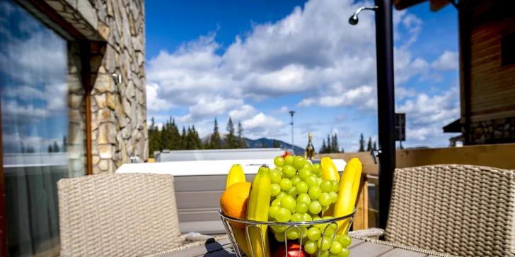 Zážitky na každom kroku v Jasnej: Chalet s privátnou vírivkou priamo pod Chopkom