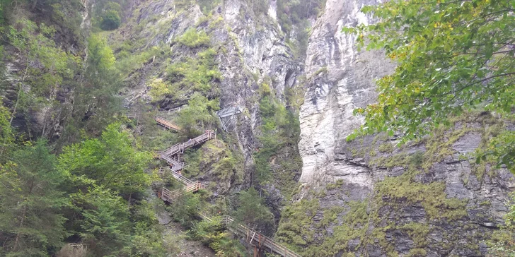 Jednodňový zájazd za najkrajšími tiesňavami rakúskych Álp: Sigmund Thun-Klamm, Kitzlochklamm, Liechtensteinklamm