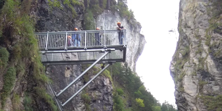 Jednodňový zájazd za najkrajšími tiesňavami rakúskych Álp: Sigmund Thun-Klamm, Kitzlochklamm, Liechtensteinklamm