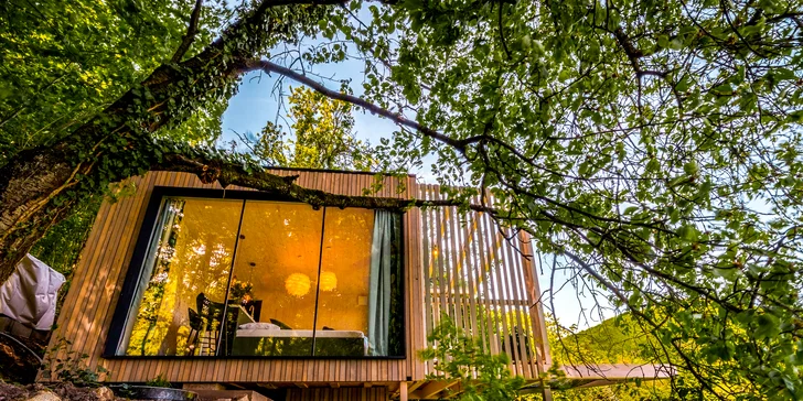 Luxusný dizajnový domček spätý s prírodou: aj s boxom plným dobrôt