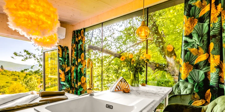 Luxusný dizajnový domček spätý s prírodou: aj s boxom plným dobrôt