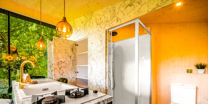 Luxusný dizajnový domček spätý s prírodou: aj s boxom plným dobrôt