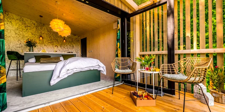 Luxusný dizajnový domček spätý s prírodou: aj s boxom plným dobrôt