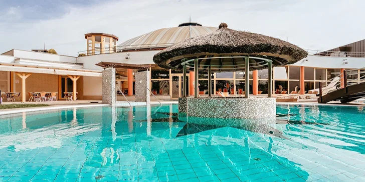 Termálne kúpele St. Gotthard: polpenzia, neobmedzené pitie, voľný vstup do kúpeľov a first minute zľava