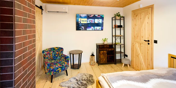 Romantika uprostred horskej prírody: moderná vybavená chata s fínskou saunou