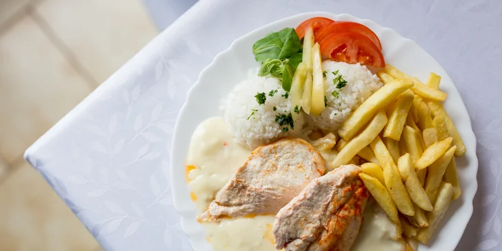 Denné menu v reštaurácii alebo s donáškou v cene