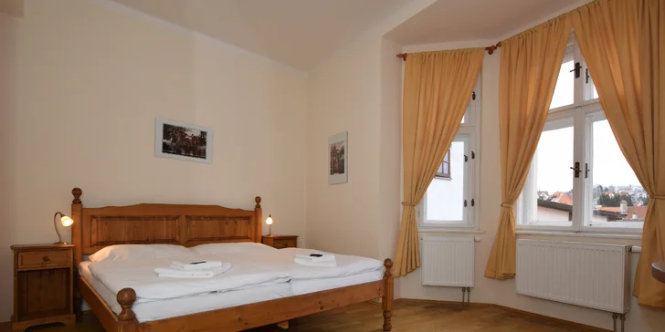 Romantika v Českém Krumlove: apartmán alebo izba pri krumlovskom zámku, vrátane možnosti raňajok