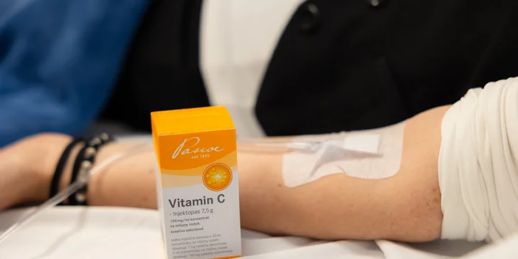 Vitamínová bomba v podobe infúznej terapie vitamínom C