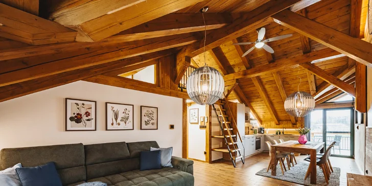 Nádherné apartmány na brehu Lipna: ubytovanie až pre 6 osôb, wellness, súkromná pláž a zľavy na aktivity