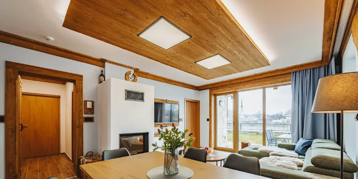 Nádherné apartmány na brehu Lipna: ubytovanie až pre 6 osôb, wellness, súkromná pláž a zľavy na aktivity