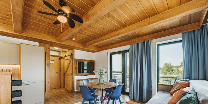 Nádherné apartmány na brehu Lipna: ubytovanie až pre 6 osôb, wellness, súkromná pláž a zľavy na aktivity