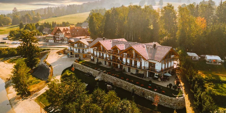 Nádherné apartmány na brehu Lipna: ubytovanie až pre 6 osôb, wellness, súkromná pláž a zľavy na aktivity