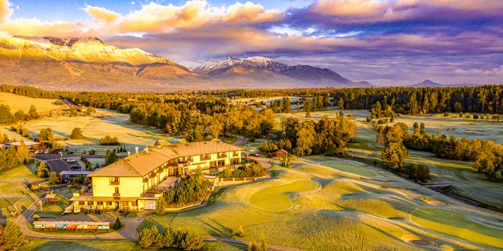 Luxusný pobyt vo Vysokých Tatrách: neobmedzený wellness, golf aj polpenzia